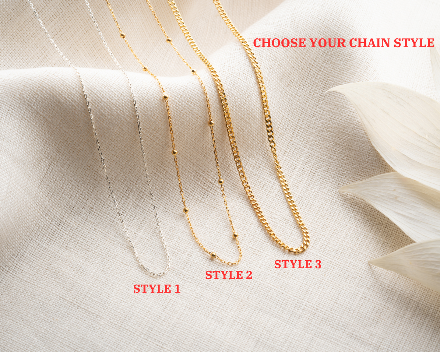 Unique Monogram Name Necklace