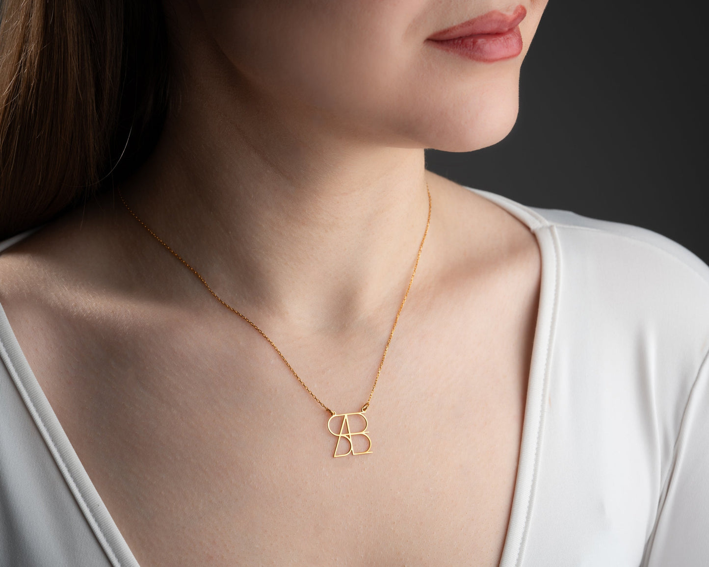 One-of-a-Kind Name Logo Necklace