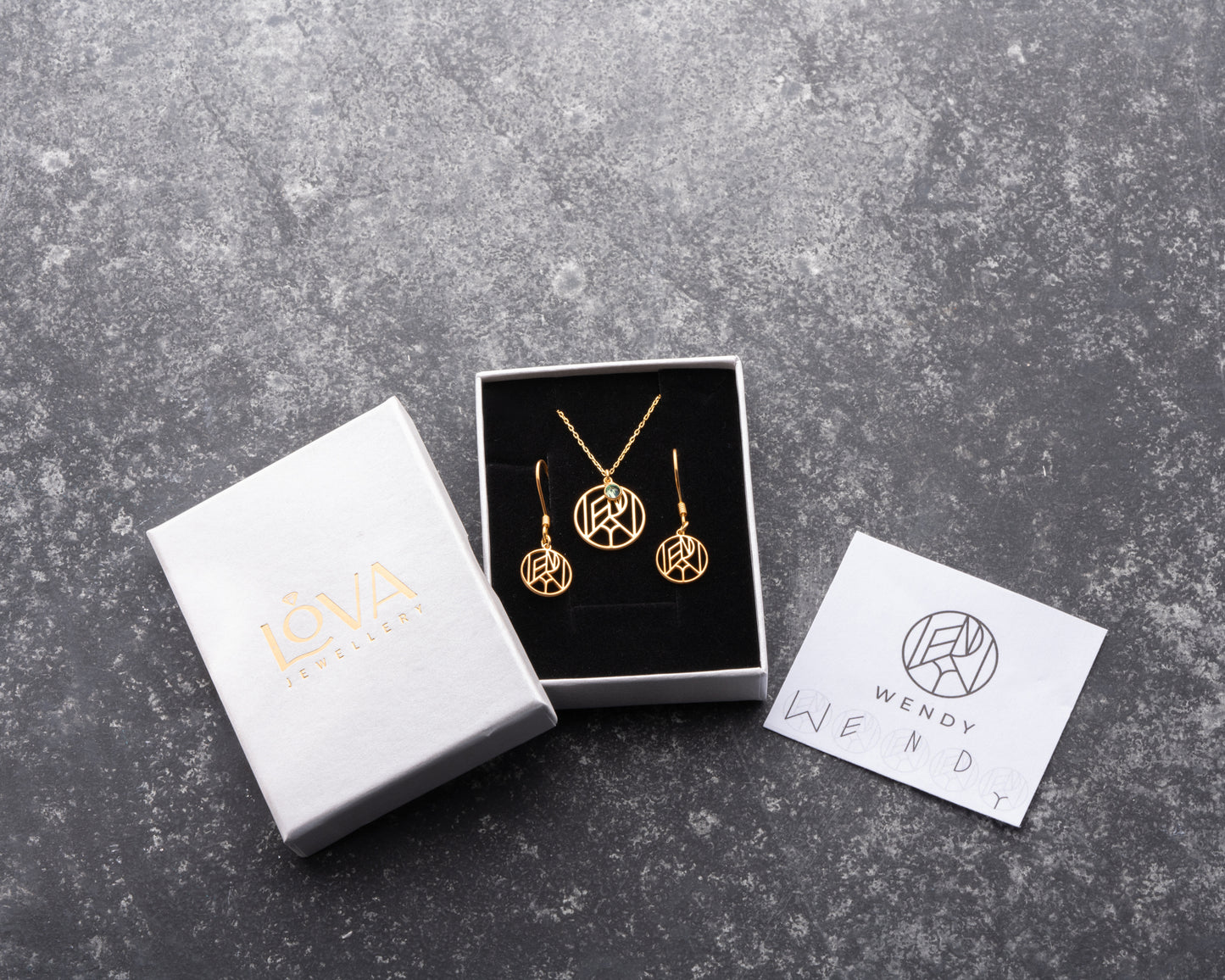 Personalized Name Logo Earrings