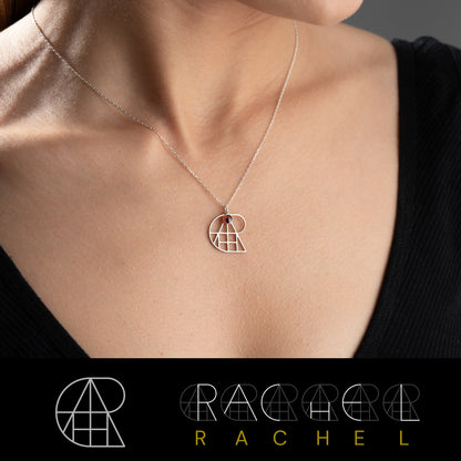 Unique Monogram Name Necklace