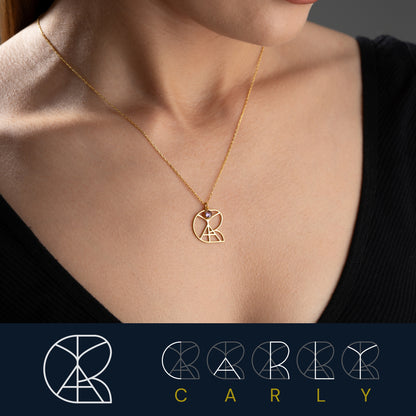 Unique Design Name Logo Necklace