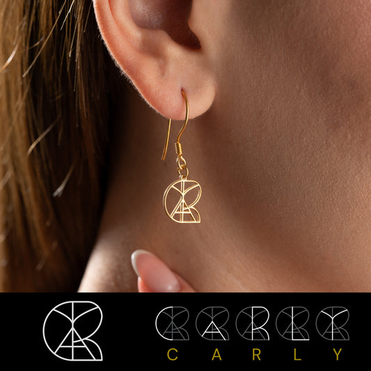 Personalized Name Logo Earrings