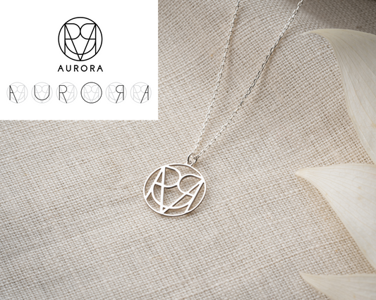 One-of-a-Kind Name Logo Necklace