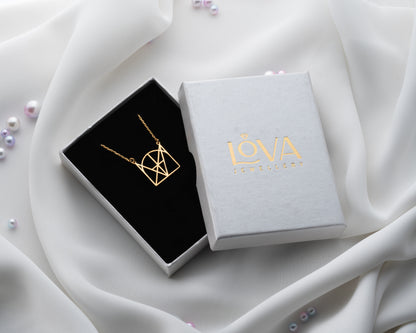 Unique Design Name Logo Necklace