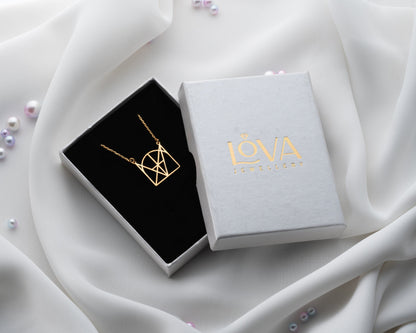 Unique Monogram Name Necklace