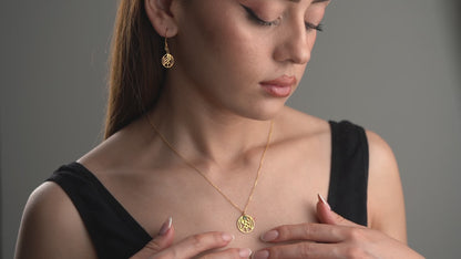Unique Monogram Name Necklace