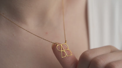 One-of-a-Kind Name Logo Necklace
